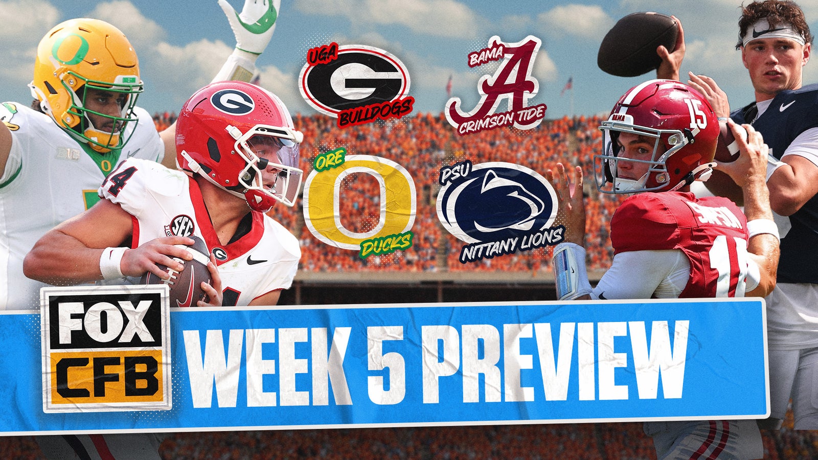 Will Penn State, Ohio State and Georgia avoid a Week 5 upset? | Big Noon Kickoff