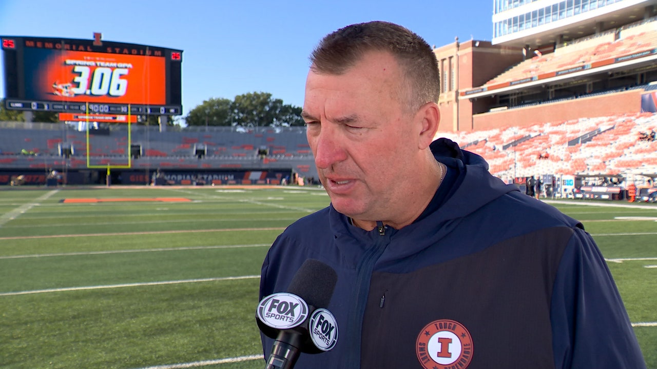 Bret Bielema on No. 23 Illinois bouncing back against No. 21 USC | Big Noon Kickoff