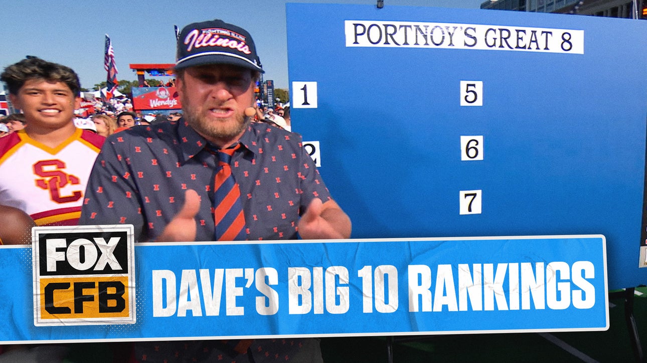 Michigan, Ohio State & Penn State highlight Dave Portnoy's Big Ten Power Rankings | Big Noon Kickoff