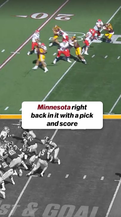 The Golden Gophers tie it up after a slow start 👏 