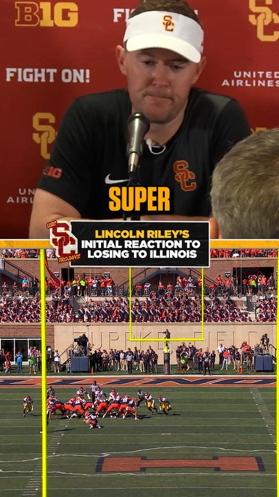 Lincoln Riley on losing to Illinois in wild ending 👀