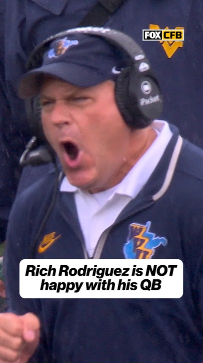 Rich Rodriquez was NOT happy 😬