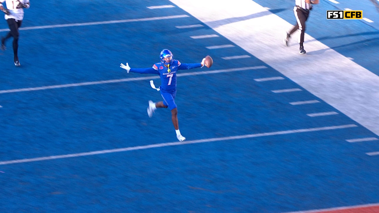 A'Marion McCoy returns interception for TD, extending Boise State's lead over Appalachian State