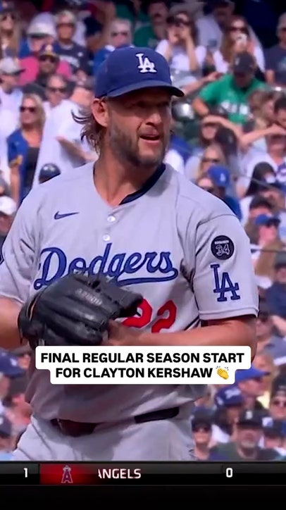 Clayton Kershaw records a 1-2-3 first inning in his final career regular season start!