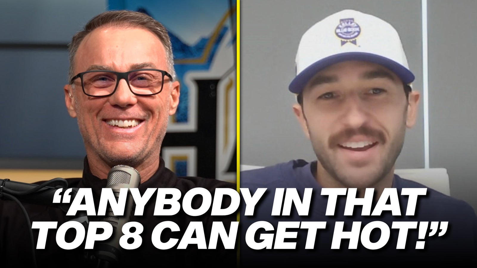 Chase Elliott Joins Kevin Harvick to Break Down THRILLING Kansas Victory & Playoff Outlook