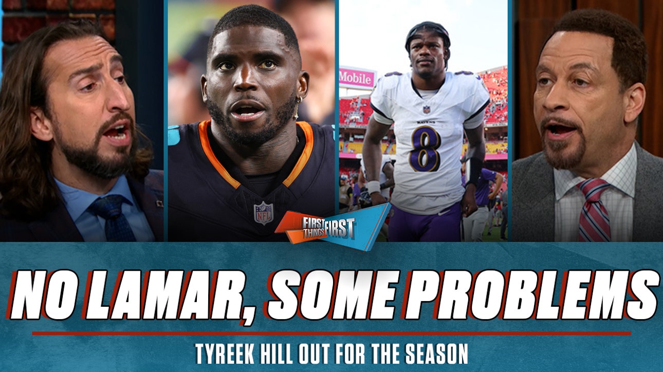 Tyreek Hill out for season, Ravens 'in trouble' without Lamar, Still doubt Chiefs? | FTF