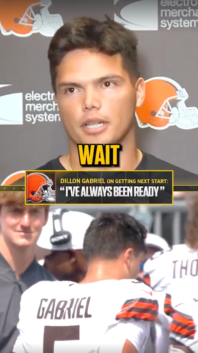 Dillon Gabriel will be starting for the Browns next week 🔄