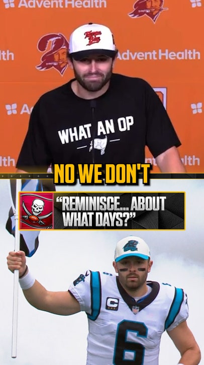 Baker Mayfield on his time with Sam Darnold on the Carolina Panthers 🤣