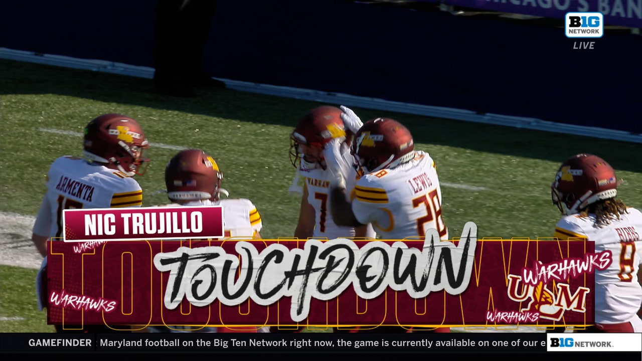 ULM’s Nic Trujillo hauls in 34-yard flea flicker TD to give Warhawks lead over Northwestern