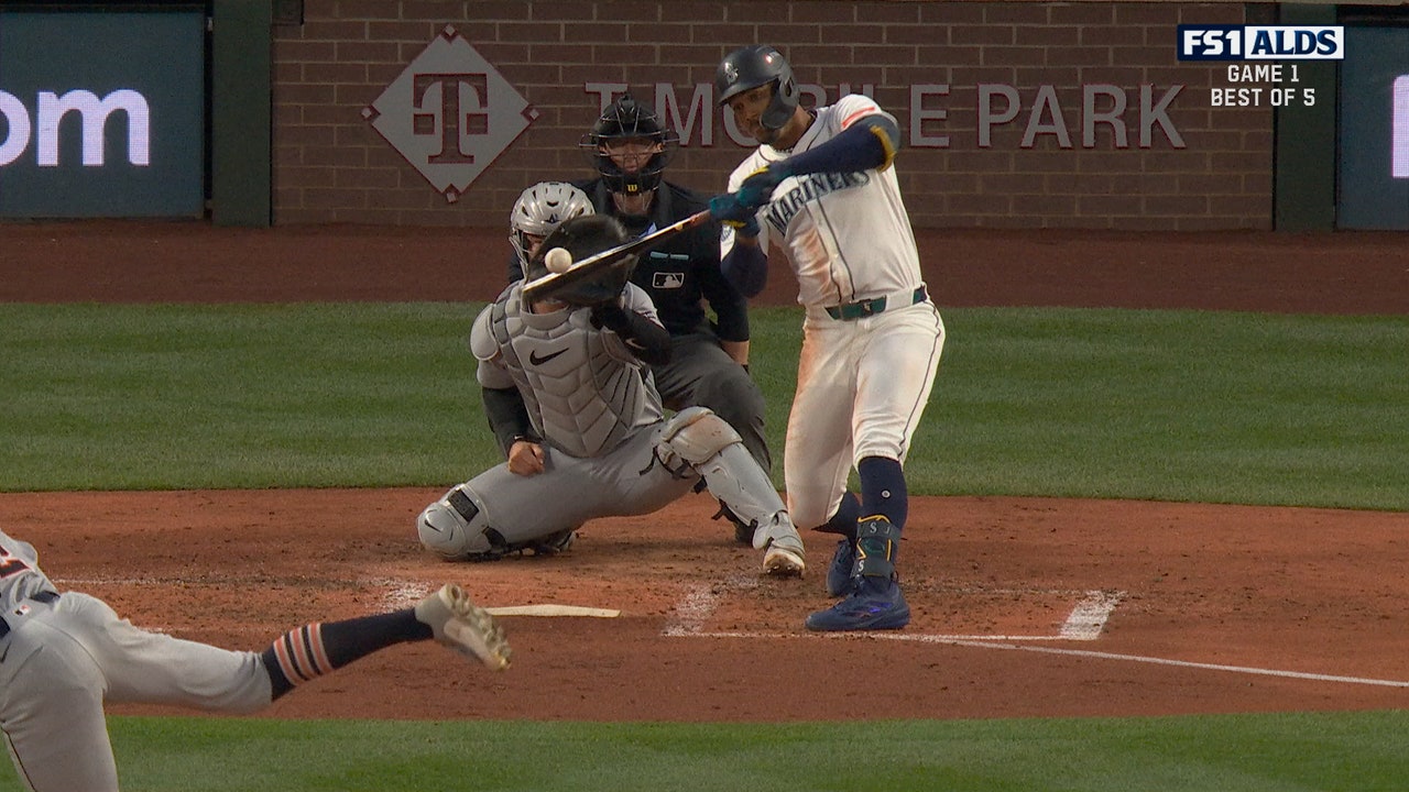 Julio Rodríguez crushes solo home run, giving Mariners lead over Tigers