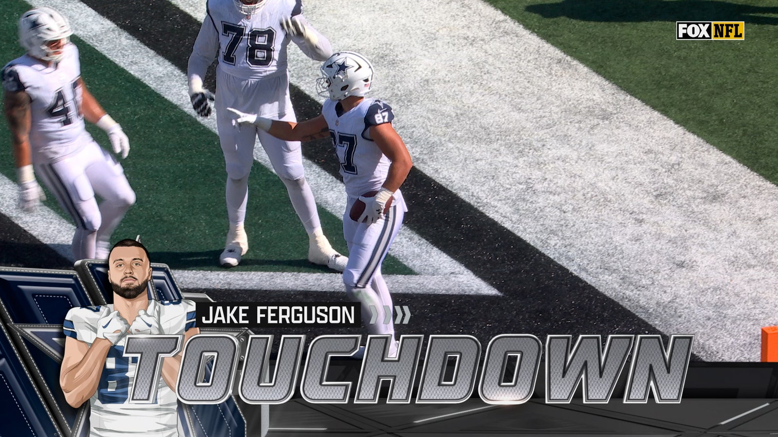 Dak Prescott se conecta con Jake Ferguson para un TD de 26 yardas, tomando los avances en los Jets | Datos del profesor de la NFL