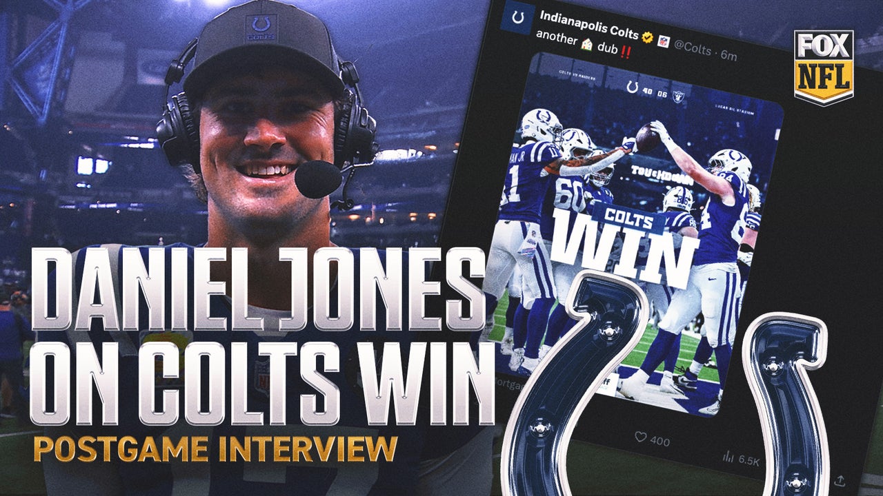 Daniel Jones on Colts aspirations after dominant win vs. Raiders: 'We are excited about our start'