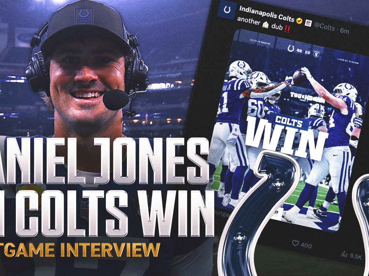 Daniel Jones on Colts aspirations after dominant win vs. Raiders