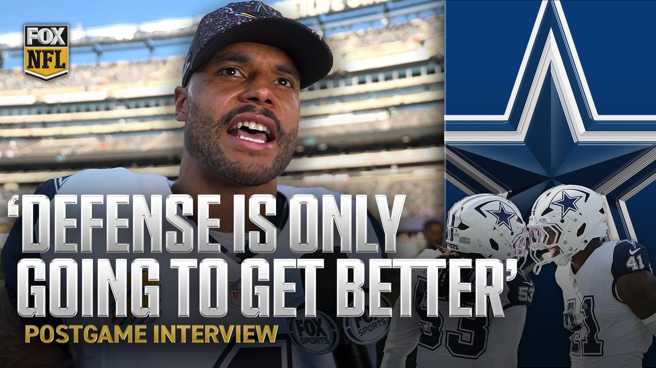 Dak Prescott credits his team after dominant performance, calling it a full team win