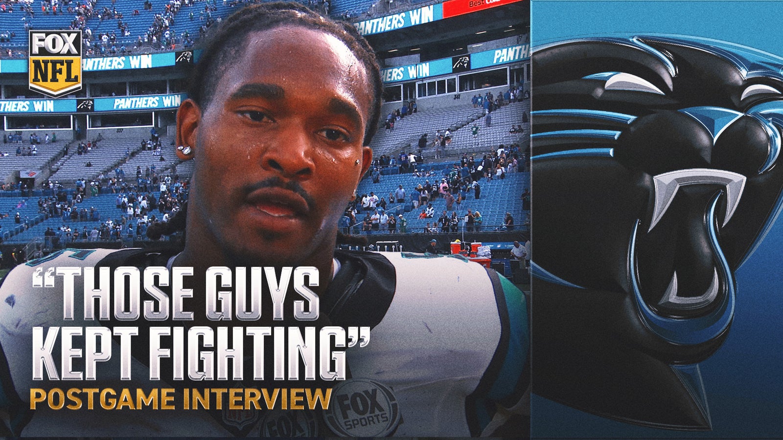 Rico Dowdle en los Panthers después del regreso de la victoria contra los Dolphins: 