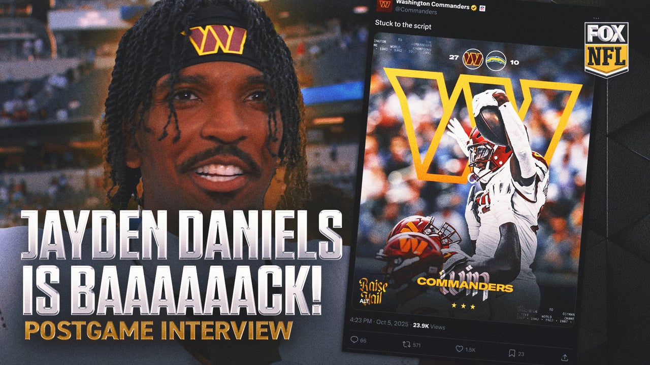 Jayden Daniels on injury concerns: "Everybody can stop talking on social media about the brace...I am good"