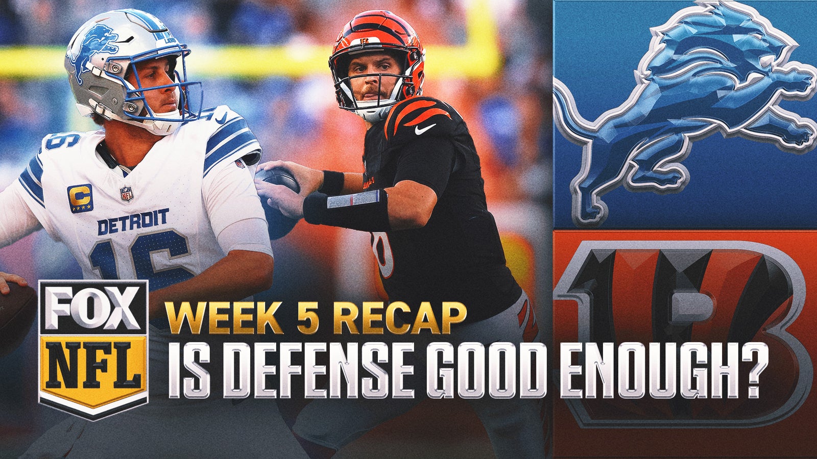 "They're not satisfied" - Daryl Johnston & Kevin Kugler on Lions' dominant win over Bengals