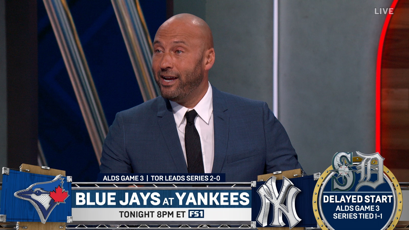 Derek Jeter is missing his parent teacher conference due to Tigers-Mariners rain delay 😂