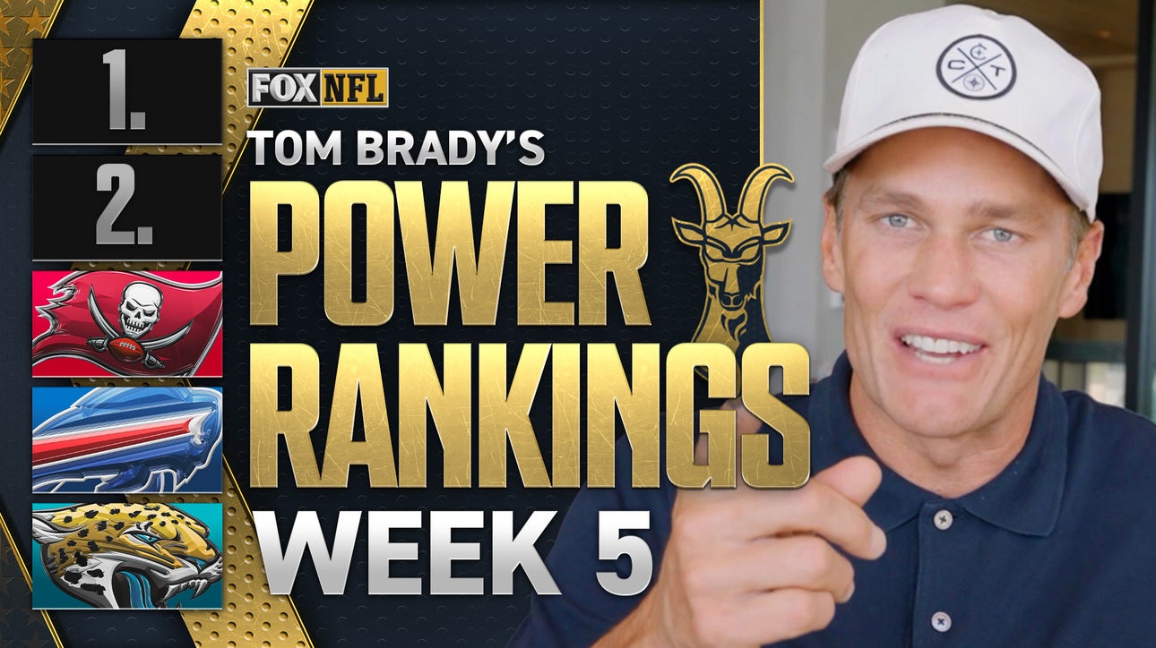 Tom Brady's Week 5 Power Rankings 🚨