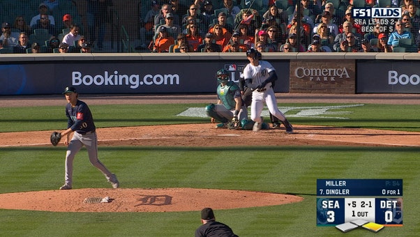Tigers' rally with three runs in 5th inning to tie Mariners in ALDS