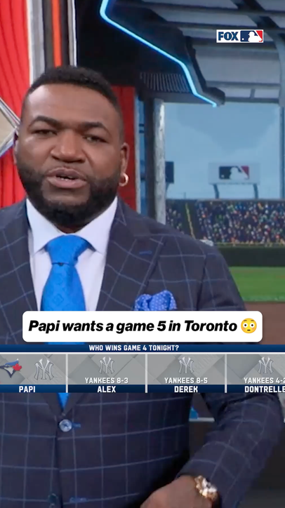 Big Papi wants a Game 5 in Toronto 🔥⚾️