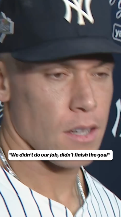 Judge looking down bad after the loss 😔⚾️