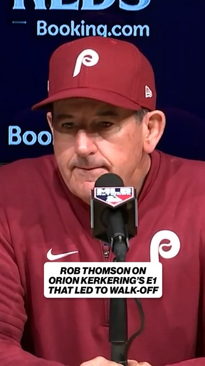 Rob Thomson shares what he told Orion Kerkering after the Phillies NLDS exit