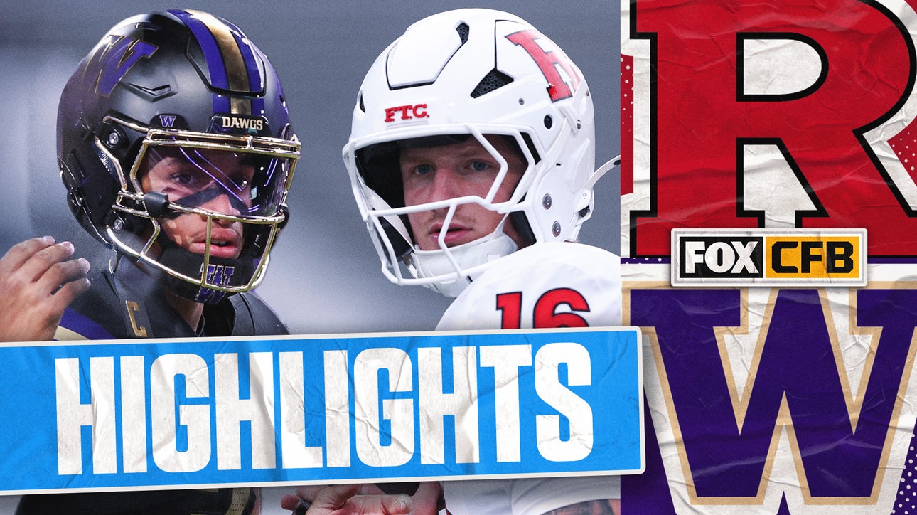 Rutgers Scarlet Knights vs. Washington Huskies Highlights | FOX College Football