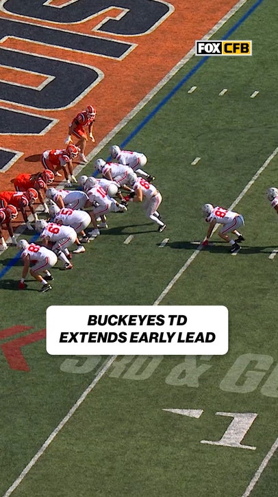 Buckeyes on the board early 🔥