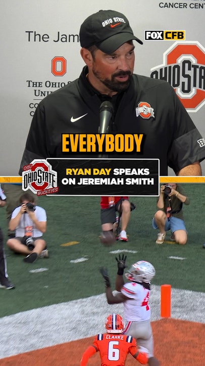 Ryan Day praises Jeremiah Smith and Carnell Tate 🙌 