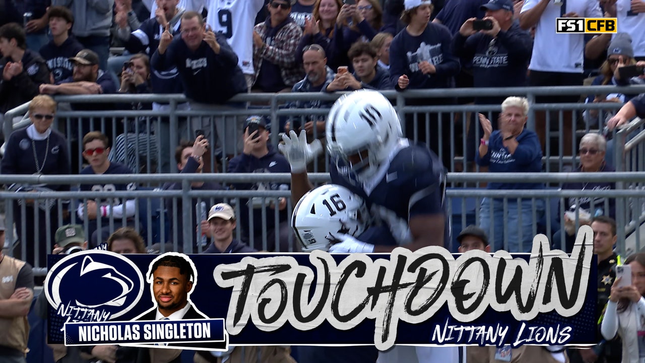 Nick Singleton runs for two-yard TD, giving Penn State the lead over Northwestern