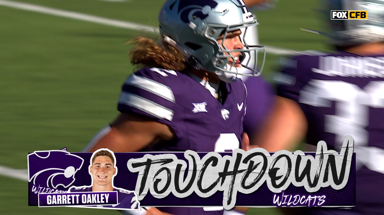 Kansas State's Avery Johnson connects with Garrett Oakley for 32-yard TD, tying game vs. TCU