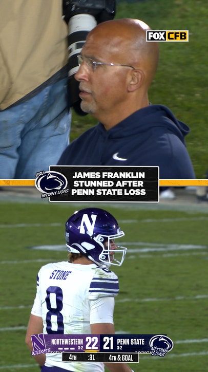James Franklin STUNNED after Penn State loss 😬