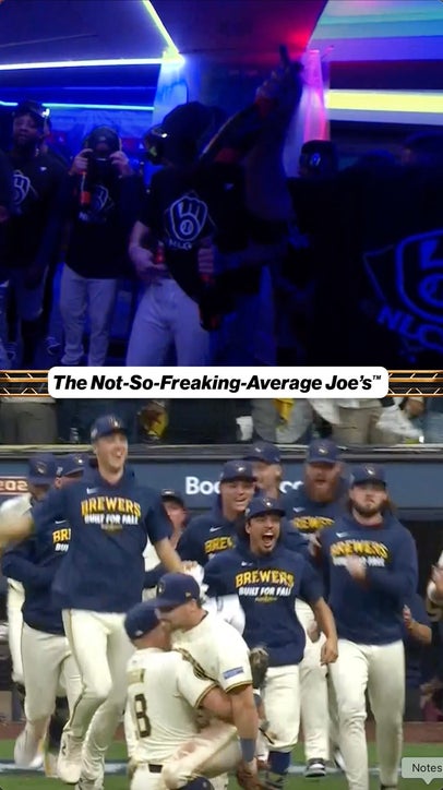 Brew Crew popping bottles 🍾