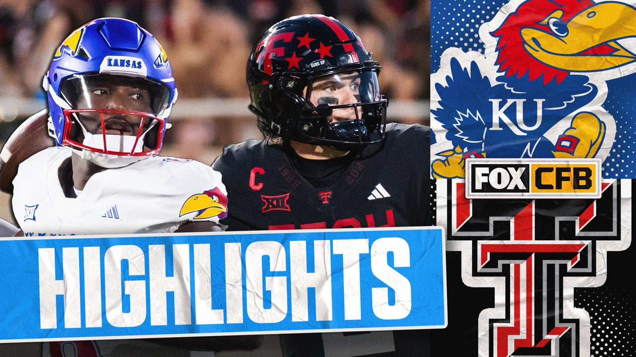 Kansas Jayhawks vs. No. 9 Texas Tech Highlights | FOX College Football