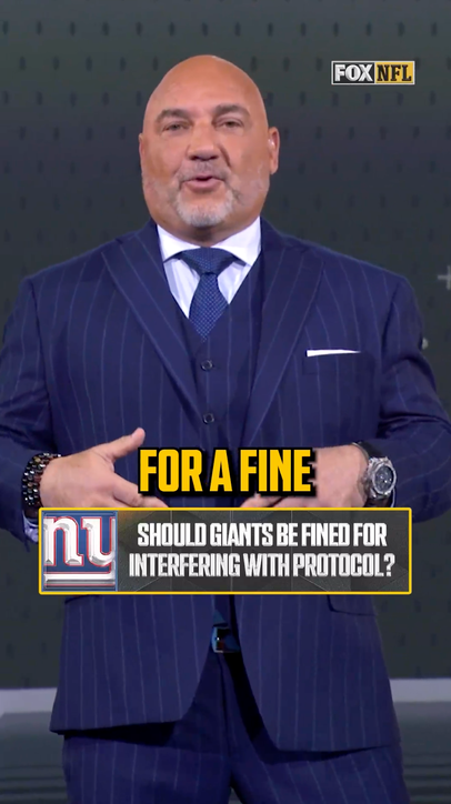 Possible Suspension for Giants