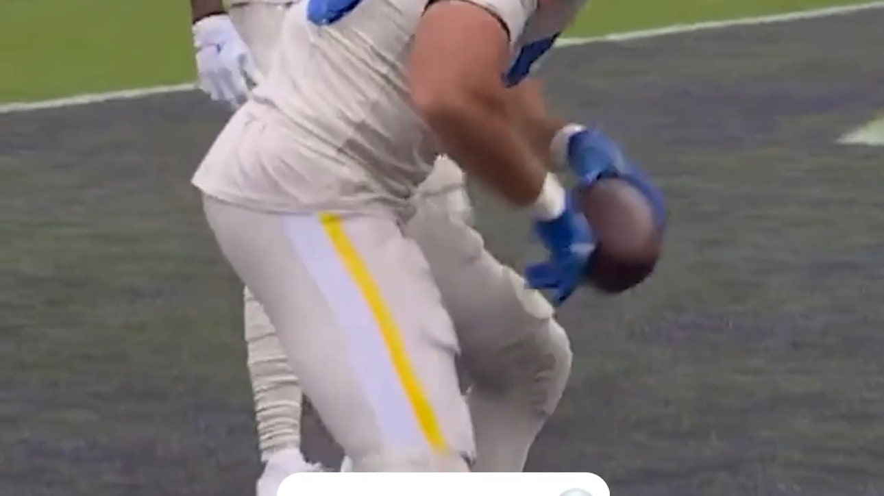 Tyler Higbee with the fake hamstring injury into stanky leg 😂