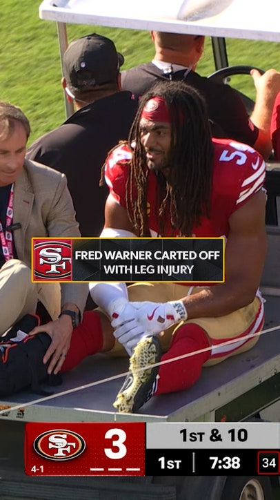 Fred Warner carted off 💔 