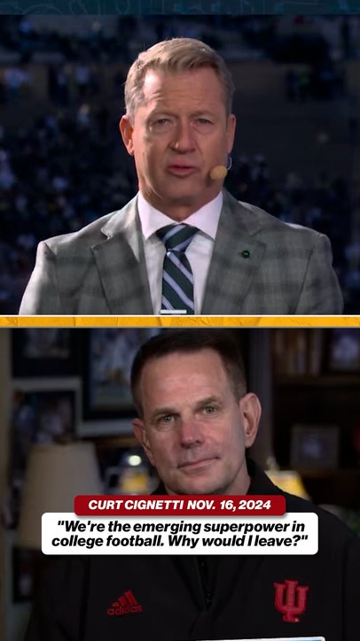 Curt Cignetti believes in INDIANA 💸