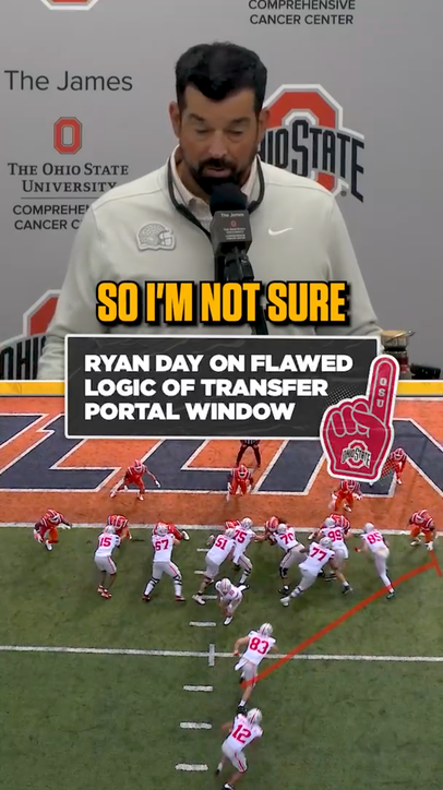 Ryan Day speaks on transfer portal flaws 😳🎙️