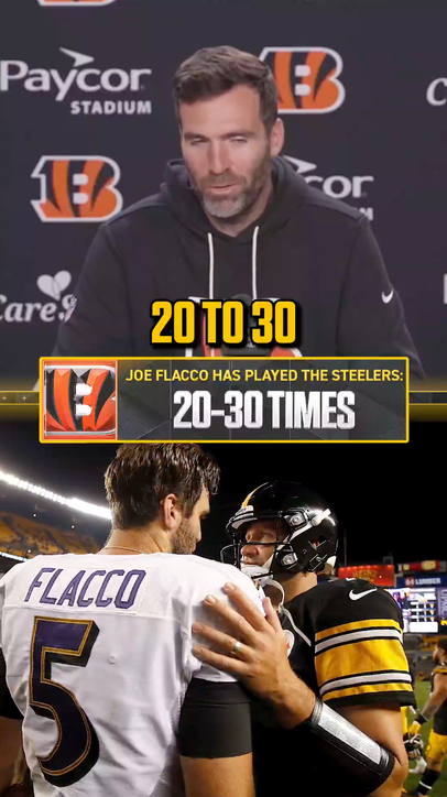Joe Flacco has played the Steelers more than 20 times