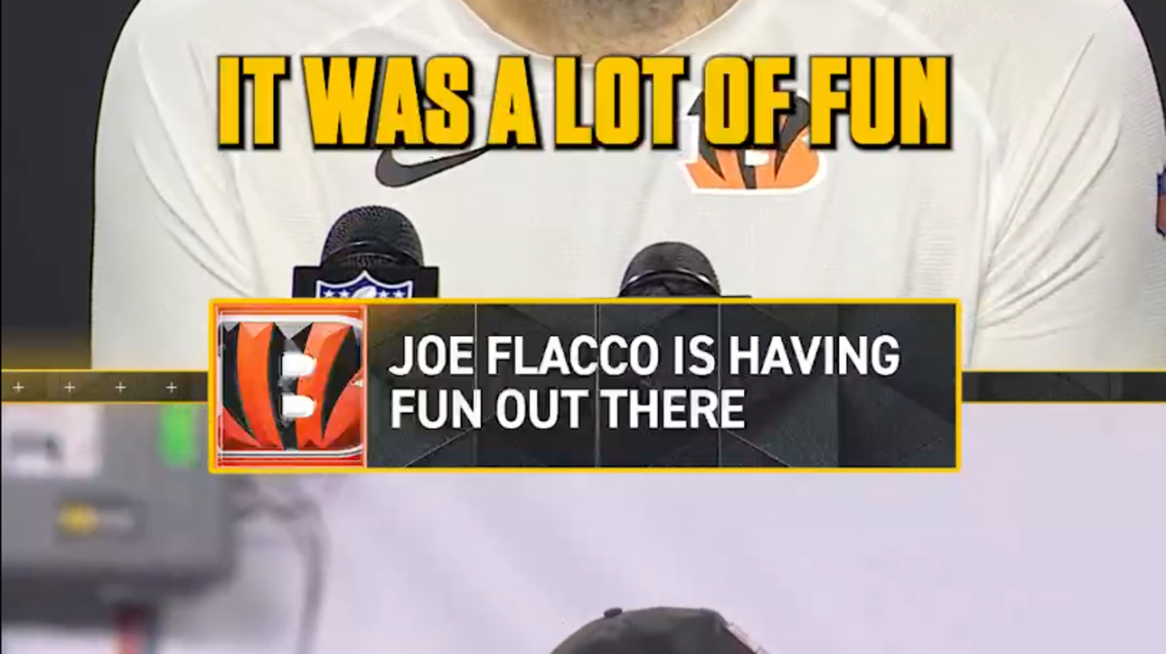 “It was a lot of fun.” Joe Flacco speaks on the thrilling victory over the Steelers on TNF!
