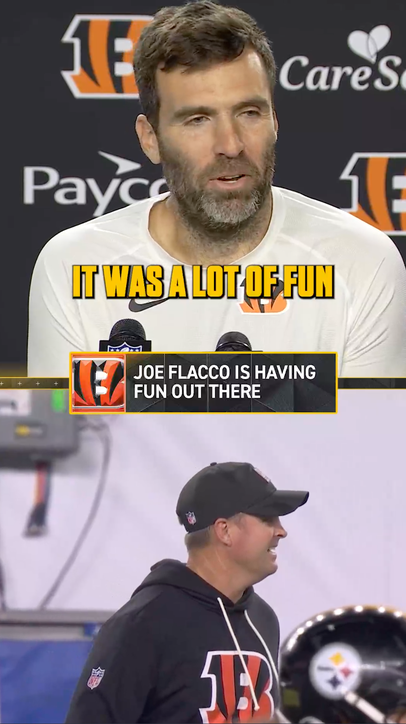“It was a lot of fun.” Joe Flacco speaks on the thrilling victory over the Steelers on TNF!