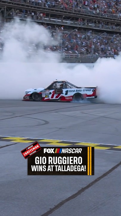 First career NASCAR Truck Series victory for Gio Ruggiero!