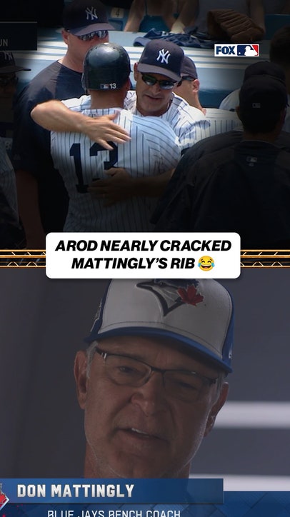 A-ROD almost BROKE Don Mattingly's rib 🤣