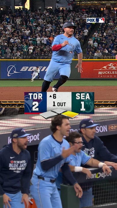 Blue Jays dugout was HYPED seeing Kirk score 👏