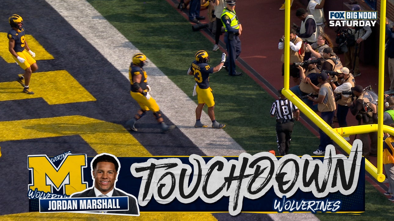 Jordan Marshall rushes for 14-yard TD, giving Michigan the lead over Washington