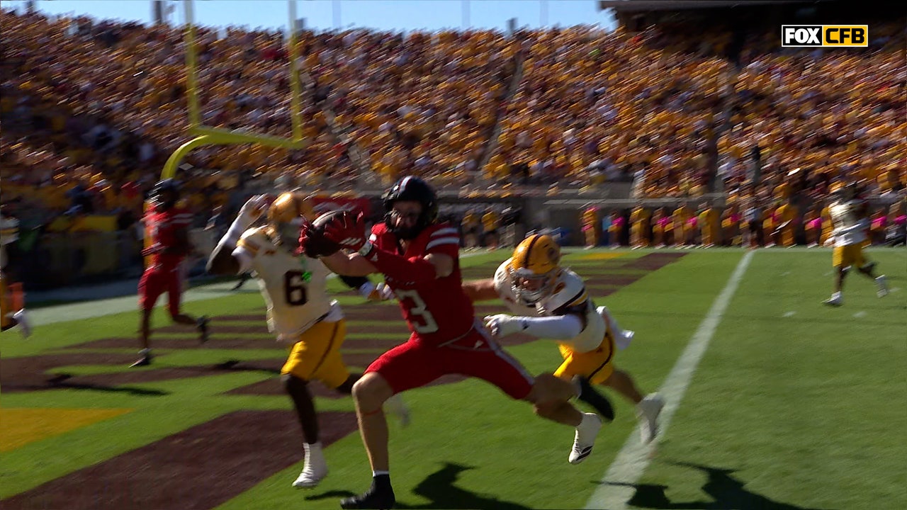 Will Hammond connects with Coy Eakin for a 30-yard TD, giving Texas Tech lead over Arizona State