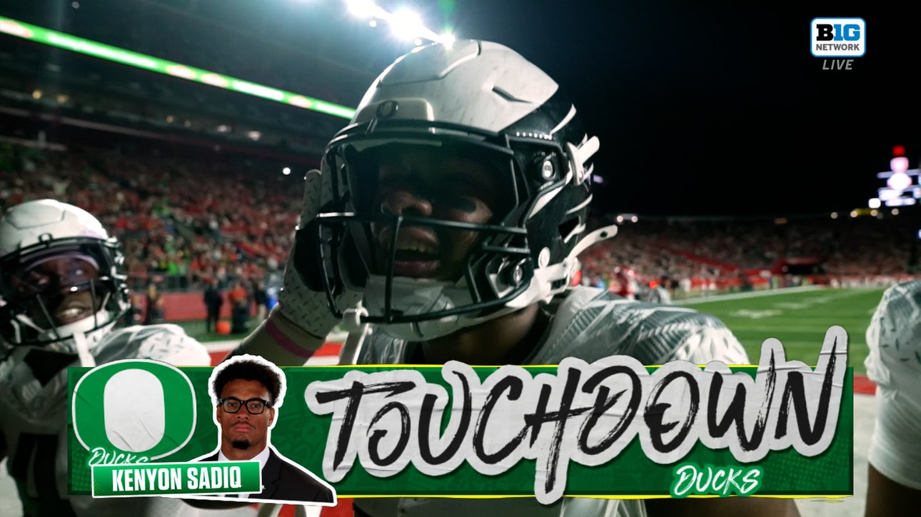 Dante Moore hits Kenyon Sadiq for 30-Yard TD strike, extending Oregon’s lead over Rutgers