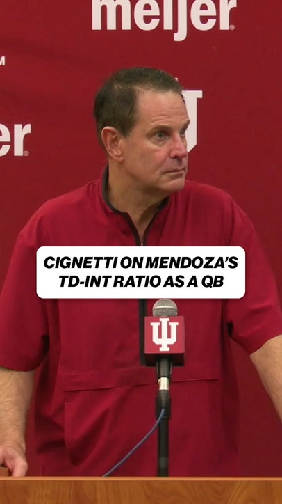 Curt Cignetti on the kind of QB Mendoza is 👀